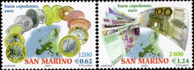San Marino - 2001 - Welcome Euro - mint stamp set-250.jpg