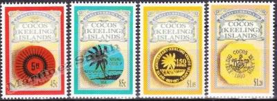 Cocos Island - Islas - 1993 Yvert 271-74, First Currency Coins of the Islands, Money - MNH-500.jpg