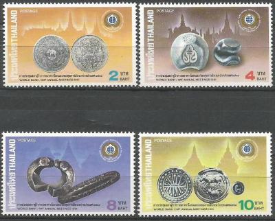 Thailand 1991 Weltbank Internat. Währungsfonds Münzen 1427-30-500.jpg