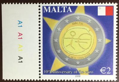 Malta 2009 Euro Anniversary MNH-250.jpg