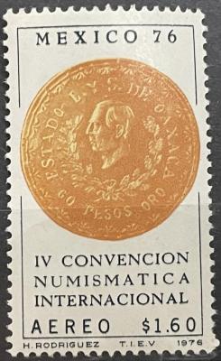 Mexico 1976 Yvert Airmail 408, 4th International Numismatic Convention-50.jpg