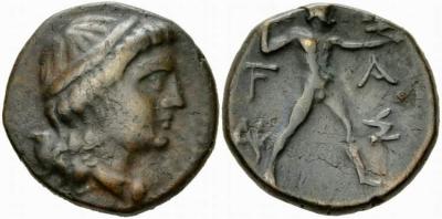 8. Olympia, Elis. AE21, 200-190 BC...jpg