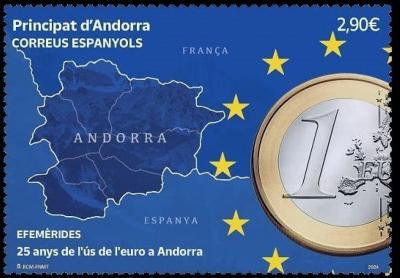 Andorra (ES) 2024 Mih. 557 25 Years of Use of the Euro in Andorra-600.jpg