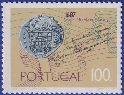 1987. Paper-currency in Portugal, 300 years.jpg