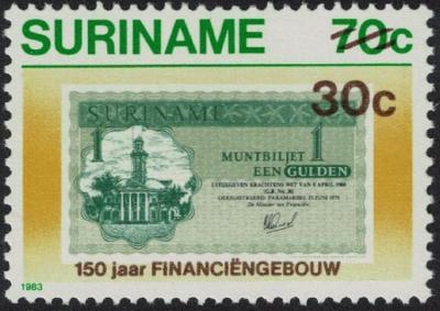 Suriname 150th Anniversary of Finance Building 1986-200.jpg